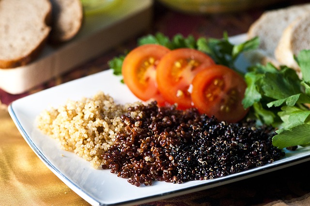 servírovaná quinoa